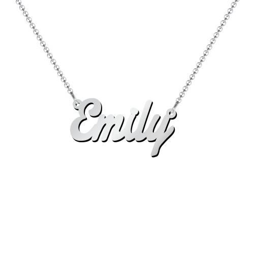 Personalized Name Necklace – Sterling Silver