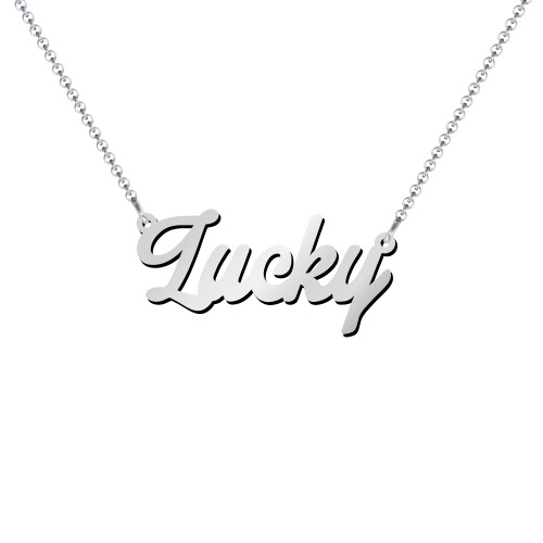 Personalized Name Necklace – Sterling Silver