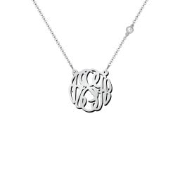 Monogram Name Pendant