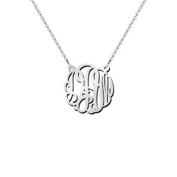 Monogram Name Pendant