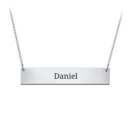Classic Name Bar Pendant