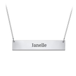 Classic Name Bar Pendant