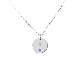 Personalized Initial Disc Pendant