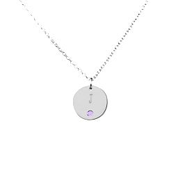 Personalized Initial Disc Pendant