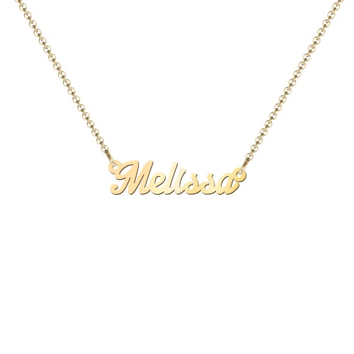 Dainty Personalized Name Necklace – 18K Gold Plated Silver