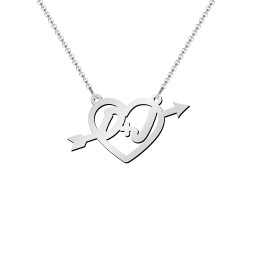 First Love Initial Heart Necklace