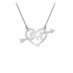 First Love Initial Heart Necklace