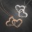 Interlocked In Love Heart Name Necklace – 18K Gold Plated Silver