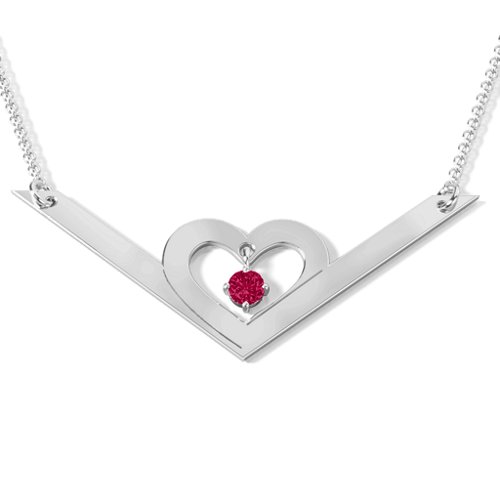 Secret Admirer Engravable Heart Necklace