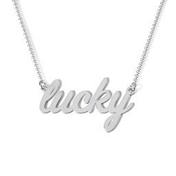 Feeling Lucky Necklace in 925 Sterling Silver