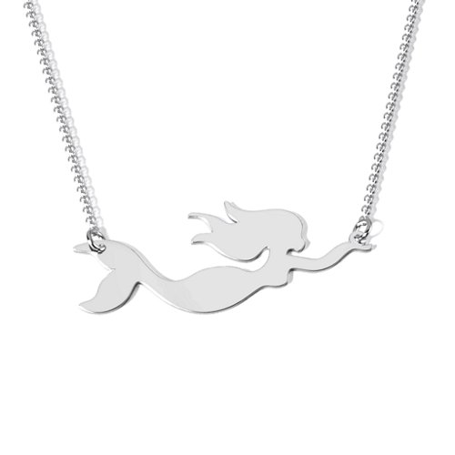 Mermaid Vibes Cutout Necklace – Sterling Silver