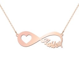 In My Heart Infinity Name Necklace