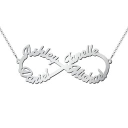 Love "4" Infinity Pendant