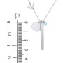 Milestone Necklace with Bird Charm