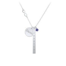 Milestone Necklace with Infinity Charm