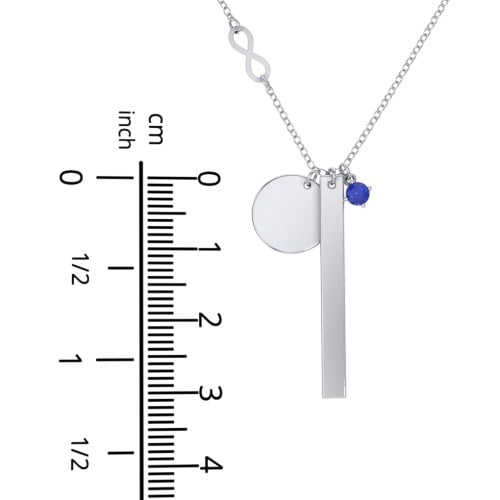 Milestone Necklace with Infinity Charm