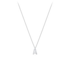 Initial Necklace with 1 Letter - Modern