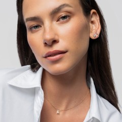 Initial Necklace with 1 Letter - Modern