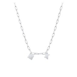 Initial Necklace with 2 Letters - Modern