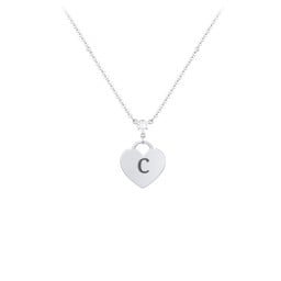Engravable Heart Necklace with Birthstone