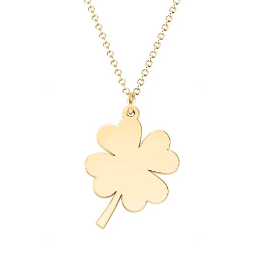 Four Leaf Clover Necklace – 14K Yellow Gold