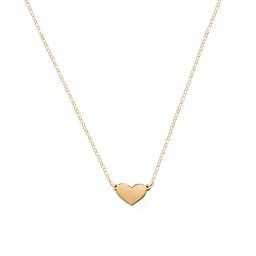 Engravable Heart Charm Necklace