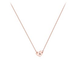Engravable Initial Heart Necklace
