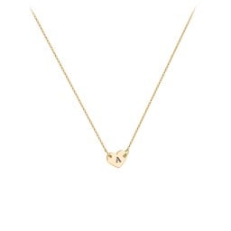 Engravable Initial Heart Necklace