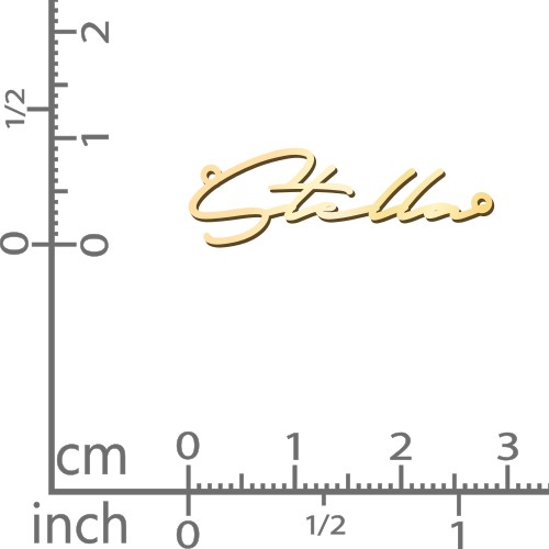Personalized Signature Name Necklace – 18K Gold Plated Silver