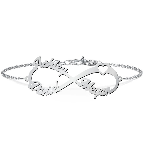 Love to Infinity Bracelet – Sterling Silver
