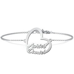Written With Love Name Bracelet – Sterling Silver