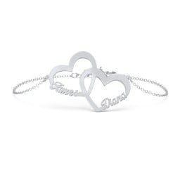 Interlocked in Love Name Bracelet