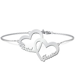 Interlocked in Love Name Bracelet
