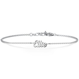 The Glamorous Name Bracelet in 925 Sterling Silver