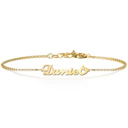 The Flourish Name Bracelet
