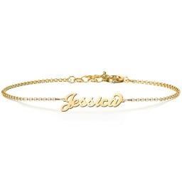 The Flourish Name Bracelet