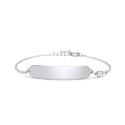 Kids and Baby Engravable Bracelet with Birthstone