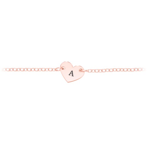 Engravable Heart Bracelet