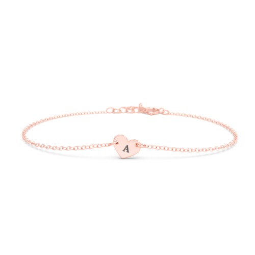 Engravable Heart Bracelet