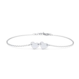 Engravable 2 Hearts Bracelet
