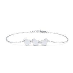 Engravable 3 Hearts Bracelet