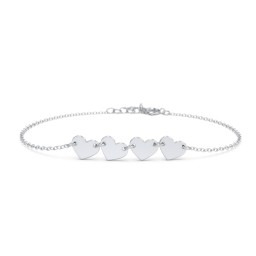 Engravable 4 Hearts Bracelet