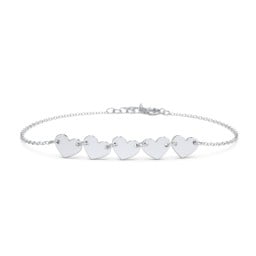 Engravable 5 Hearts Bracelet