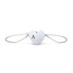 Engravable Heart Sorority Bracelet