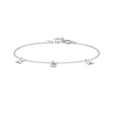 Initial Bracelet with 3 Letters - Modern – Sterling Silver