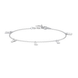 Initial Bracelet with 5 Letters - Modern