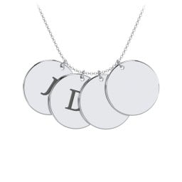 Engravable 4 Disc Pendant