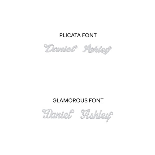 Dainty Personalized Two Name Necklace