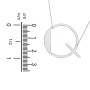 Engravable Asymmetrical Initial Necklace - Q