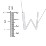 Engravable Asymmetrical Initial Necklace - W – Sterling Silver